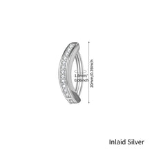 Load image into Gallery viewer, Navel Nail Smooth Stainless Steel Personality Fried Dough Twists Universal Navel Button Navel Ring Piercing Jewelry