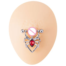 Load image into Gallery viewer, Bellybutton Button Smooth Stainless Steel Personalized Unisex Bellybutton Button Spider Breast Nail Puncture Jewelry