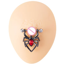 Load image into Gallery viewer, Bellybutton Button Smooth Stainless Steel Personalized Unisex Bellybutton Button Spider Breast Nail Puncture Jewelry
