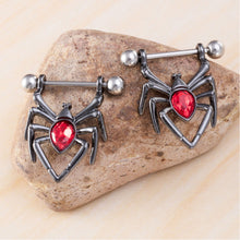 Load image into Gallery viewer, Bellybutton Button Smooth Stainless Steel Personalized Unisex Bellybutton Button Spider Breast Nail Puncture Jewelry