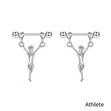 Load image into Gallery viewer, Bellybutton Button Smooth Stainless Steel Personalized Unisex Bellybutton Button Spider Breast Nail Puncture Jewelry