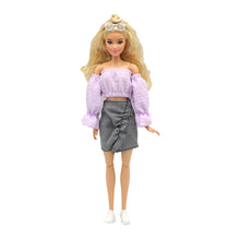 Load image into Gallery viewer, 1pc Clothes for Barbie Doll Fashion Outfits Wear Casual Dress Shirt Skirt Clothes Accessories for 11.8inch Doll Girl Gift Toy