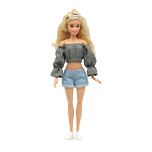 Load image into Gallery viewer, 1pc Clothes for Barbie Doll Fashion Outfits Wear Casual Dress Shirt Skirt Clothes Accessories for 11.8inch Doll Girl Gift Toy