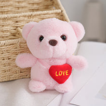 Load image into Gallery viewer, 1pc Heart Bear Plush Toy Cute Bear Toys Key Chain Pendant Valentine's Day Gifts Children Kids Toy Wedding Gifts