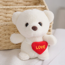 Load image into Gallery viewer, 1pc Heart Bear Plush Toy Cute Bear Toys Key Chain Pendant Valentine's Day Gifts Children Kids Toy Wedding Gifts