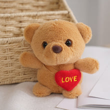 Load image into Gallery viewer, 1pc Heart Bear Plush Toy Cute Bear Toys Key Chain Pendant Valentine's Day Gifts Children Kids Toy Wedding Gifts