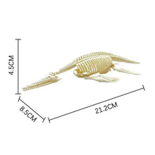 Load image into Gallery viewer, Simulation Dinosaur Fossil Plastic Skeleton Model Children's DIY Handmade Dinosaur Skeleton Assembly Kit Tyrannosaurus Rex Model