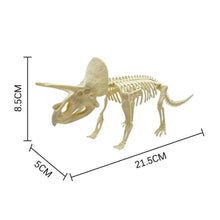 Load image into Gallery viewer, Simulation Dinosaur Fossil Plastic Skeleton Model Children's DIY Handmade Dinosaur Skeleton Assembly Kit Tyrannosaurus Rex Model