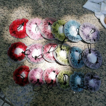 Load image into Gallery viewer, Dot Girl Women Bun Cover Snood Hair Net Nets Latin Ballet Dance Skating Crochet Snoods Hair Accessories