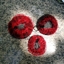 Load image into Gallery viewer, Dot Girl Women Bun Cover Snood Hair Net Nets Latin Ballet Dance Skating Crochet Snoods Hair Accessories