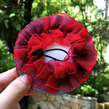 Load image into Gallery viewer, Dot Girl Women Bun Cover Snood Hair Net Nets Latin Ballet Dance Skating Crochet Snoods Hair Accessories