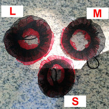 Load image into Gallery viewer, Dot Girl Women Bun Cover Snood Hair Net Nets Latin Ballet Dance Skating Crochet Snoods Hair Accessories