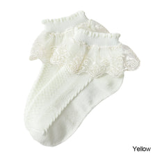 Load image into Gallery viewer, New Summer Baby Girls Kids Mesh Socks Lace Ruffle Frilly Ankle Short Sock Breathable Princess Children Girl Dance Socks