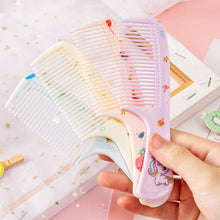 Load image into Gallery viewer, Cute Household Children's Cartoon Hair Comb Two-Piece Set Primary School Students Portable Smooth Hair Plastic Comb