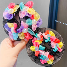 Load image into Gallery viewer, Ballet Latin Dance Hairnet Butterfly Flower Style Daily Body Training Dance Grade Performance Hair Pocket Children's Balls Head Artifact