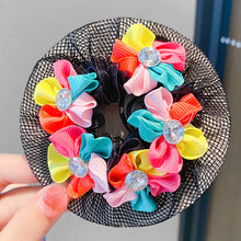 Load image into Gallery viewer, Ballet Latin Dance Hairnet Butterfly Flower Style Daily Body Training Dance Grade Performance Hair Pocket Children's Balls Head Artifact