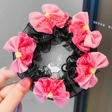 Load image into Gallery viewer, Ballet Latin Dance Hairnet Butterfly Flower Style Daily Body Training Dance Grade Performance Hair Pocket Children's Balls Head Artifact