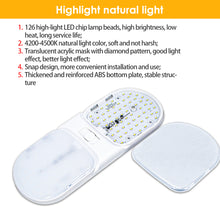 Load image into Gallery viewer, 12-24V 126LEDs Car RV Light Automobile Lamp Dimmable Brightness Adjustable Trailer Ceiling Lighting
