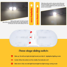 Load image into Gallery viewer, 12-24V 126LEDs Car RV Light Automobile Lamp Dimmable Brightness Adjustable Trailer Ceiling Lighting