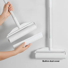 Load image into Gallery viewer, Long Handle Lint Roller Brush Pet Hair Remover Roller Detacable Dust Hair Roller Stick Tearable Clothes Bed Hair Removal Brush
