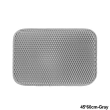 Load image into Gallery viewer, Double-Layer EVA Cat Litter Mat Waterproof Pet Cats Litter Bottom Non-slip Sand Basin Filter Kitten Dog Washable Sand Pad Mat Pet Litter Catcher Mat