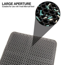 Load image into Gallery viewer, Double-Layer EVA Cat Litter Mat Waterproof Pet Cats Litter Bottom Non-slip Sand Basin Filter Kitten Dog Washable Sand Pad Mat Pet Litter Catcher Mat