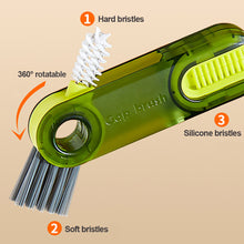 Load image into Gallery viewer, Mini Milk Bottle Thermal Cup Cleaning Brush Multipurpose Bottle Gap Cleaner Brush Groove Gap Cleaning Brush Portable Travel Cleaner Brush