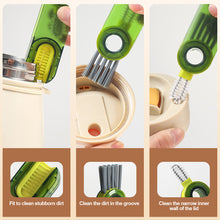 Load image into Gallery viewer, Mini Milk Bottle Thermal Cup Cleaning Brush Multipurpose Bottle Gap Cleaner Brush Groove Gap Cleaning Brush Portable Travel Cleaner Brush