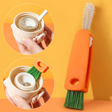Load image into Gallery viewer, Mini Milk Bottle Thermal Cup Cleaning Brush Multipurpose Bottle Gap Cleaner Brush Groove Gap Cleaning Brush Portable Travel Cleaner Brush