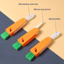 Load image into Gallery viewer, Mini Milk Bottle Thermal Cup Cleaning Brush Multipurpose Bottle Gap Cleaner Brush Groove Gap Cleaning Brush Portable Travel Cleaner Brush