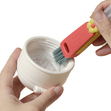 Load image into Gallery viewer, Mini Milk Bottle Thermal Cup Cleaning Brush Multipurpose Bottle Gap Cleaner Brush Groove Gap Cleaning Brush Portable Travel Cleaner Brush
