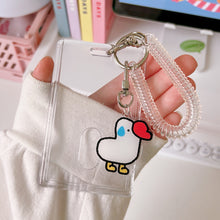 Load image into Gallery viewer, Kpop Photocard Holder Acrylic Credit ID Bank Card Photo Display Holder Bus Subway Card Protective Case Pendant Gift