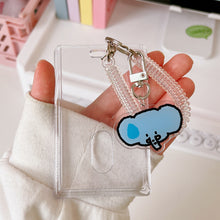 Load image into Gallery viewer, Kpop Photocard Holder Acrylic Credit ID Bank Card Photo Display Holder Bus Subway Card Protective Case Pendant Gift