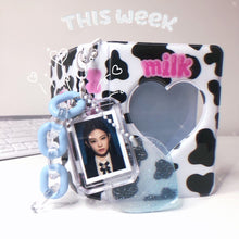 Load image into Gallery viewer, 1inch Kpop Photocard Holder Acrylic Credit ID Bank Card Photo Display Holder Bus Subway Card Protective Case Pendant Gift