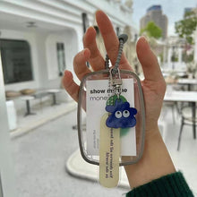 Load image into Gallery viewer, 3inch Kpop Photocard Holder Acrylic Credit ID Bank Card Photo Display Holder Bus Subway Card Protective Case Pendant Gift