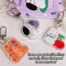 Load image into Gallery viewer, Kpop Photocard Holder Acrylic Credit ID Bank Card Photo Display Holder Bus Subway Card Protective Case Pendant Gift