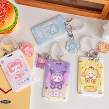 Load image into Gallery viewer, Kpop Photocard Holder Acrylic Credit ID Bank Card Photo Display Holder Bus Subway Card Protective Case Pendant Gift