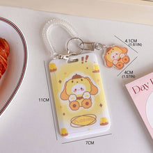 Load image into Gallery viewer, Kpop Photocard Holder Acrylic Credit ID Bank Card Photo Display Holder Bus Subway Card Protective Case Pendant Gift