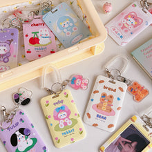 Load image into Gallery viewer, Kpop Photocard Holder Acrylic Credit ID Bank Card Photo Display Holder Bus Subway Card Protective Case Pendant Gift