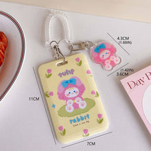 Load image into Gallery viewer, Kpop Photocard Holder Acrylic Credit ID Bank Card Photo Display Holder Bus Subway Card Protective Case Pendant Gift