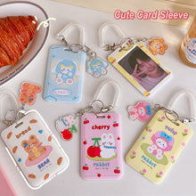 Load image into Gallery viewer, Kpop Photocard Holder Acrylic Credit ID Bank Card Photo Display Holder Bus Subway Card Protective Case Pendant Gift
