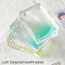 Load image into Gallery viewer, Transparent Acrylic Picture Photo Frame Magnetic Photocard Holder Poster Display Stand DIY Desktop Decoration Ornament