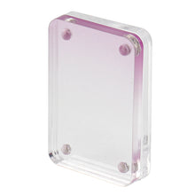 Load image into Gallery viewer, Transparent Acrylic Picture Photo Frame Magnetic Photocard Holder Poster Display Stand DIY Desktop Decoration Ornament