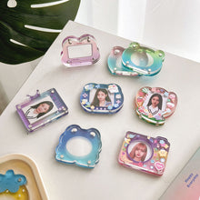 Load image into Gallery viewer, Transparent Acrylic Picture Photo Frame Magnetic Photocard Holder Poster Display Stand DIY Desktop Decoration Ornament
