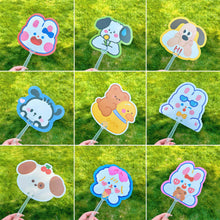 Load image into Gallery viewer, INS Cute Cartoon Hand Fan Mini Portable Plastic Fan In Summer Outdoor Activity Kids Students Gifts