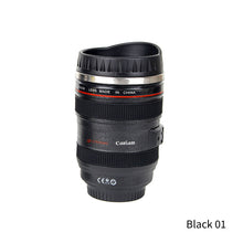 Load image into Gallery viewer, 350ml Creative Camera Mug Cup EF24-105mm Coffee Lens Mug Stainless Steel Mini Tea Mug Water Drinkware Gifts