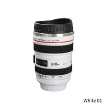 Load image into Gallery viewer, 350ml Creative Camera Mug Cup EF24-105mm Coffee Lens Mug Stainless Steel Mini Tea Mug Water Drinkware Gifts