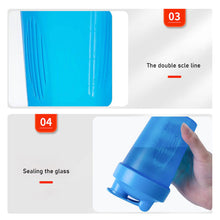 Load image into Gallery viewer, 400ml Portable Protein Powder Shaker Bottle Leak Proof Sports Mixing Cup Water Bottle for Gym Fitness Training with Scale