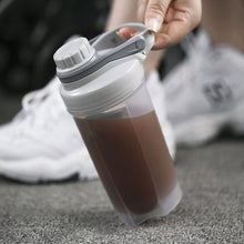 Load image into Gallery viewer, 500ml/700ml Portable Protein Powder Shaker Bottle Leak Proof Sports Mixing Cup Water Bottle for Gym Fitness Training with Scale