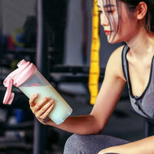 Load image into Gallery viewer, 500ml/700ml Portable Protein Powder Shaker Bottle Leak Proof Sports Mixing Cup Water Bottle for Gym Fitness Training with Scale